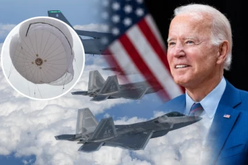 சீன உளவு பலூனை அதிரடியாக சுட்டு வீழ்த்திய அமெரிக்கா