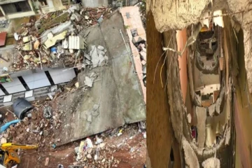 இடிந்து விழுந்த 3 மாடி கட்டிடம்; ஒருவர் பலி - 24 குடும்பங்களின் நிலை என்ன?