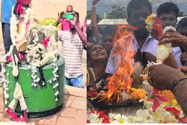 காலிமுகத் திடலில் முள்ளிவாய்க்கால் கஞ்சி