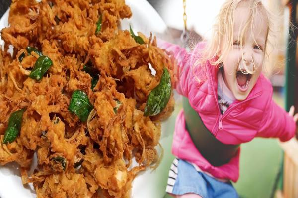 குழந்தைகளை குஷியாக்கும் மொறு மொறு வெங்காய பக்கோடா! வெறும் பத்தே நிமிடம் போதும் | Tasty Wheat Onion Pakoda Recipe In Tamil