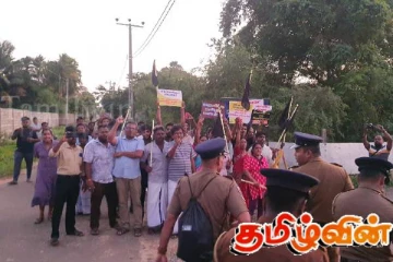 தையிட்டி விகாரைக்கு எதிராக போராட்டத்தில் களமிறங்கிய பொதுமக்கள்