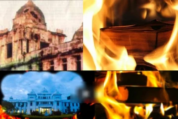 தீயில் கருகிய தமிழர் வரலாறு..!! சிங்கள ஆதிக்கத்தின் மற்றுமொரு கோரம்