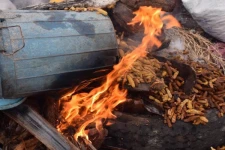 இந்தியாவிலிருந்து மன்னாருக்கு கடத்தி வரப்பட்ட பெருந்தொகை மஞ்சள் கட்டிகள் தீயிட்டு அழிப்பு