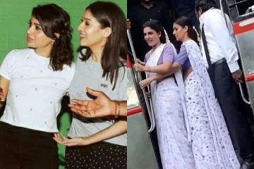 நயன் - சமந்தாவுடன் பஸ்சில் ஃபுட்போர்ட் அடித்த விஜய் சேதுபதி! லீக்கான வீடியோ..
