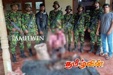 முல்லைத்தீவு காட்டினுள் மரையை வேட்டையாடிய சந்தேகநபர் கைது