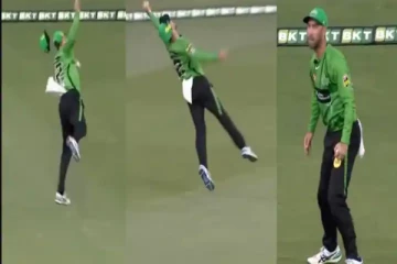 ‘ஒரே கையில் செய்த சாகசம்...’ - மிரள வைத்த மேக்ஸ்வேலின் கேட்ச் - வைரலாகும் வீடியோ