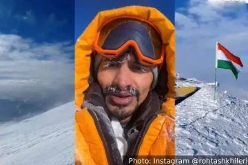 உலகின் முதல் மனிதன்! எல்ப்ரஸ் சிகரத்தில் புதிய வரலாறு படைத்த இந்தியர்: யார் இந்த ரோஹ்தாஷ் கிலேரி?