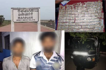 மன்னாரில் விசேட தேடுதல் நடவடிக்கை: ஆயிரக்கணக்கான போதை மாத்திரைகளுடன் இருவர் கைது