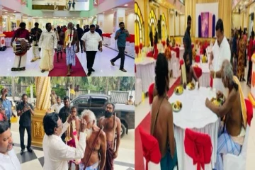 யாழில் இலங்கையின் ஆதிவாசி குழுவினர்(படங்கள்)