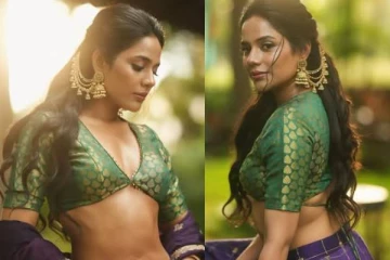 லெகங்கா ஆடையில் மயக்கும் நடிகை ஐஸ்வர்யா தத்தா.. புகைப்படங்கள்.