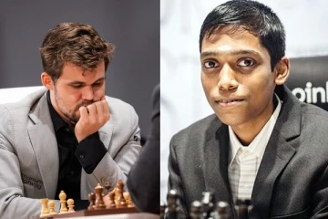 உலக சாம்பியன் கார்ல்சனை தெறிக்கவிட்ட பிரக்ஞானந்தா - 3 முறை சாதனை!