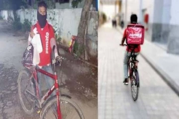 வாடிக்கையாளர் ஆர்டர் செய்த உணவு... டெலிவரி செய்ய வந்தவருக்கு கிடைத்த இன்பஅதிர்ச்சி