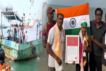 தலைமன்னார் - தனுஷ்கோடி வரை நீந்தி சாதனை படைத்த பார்வையற்ற பெண்