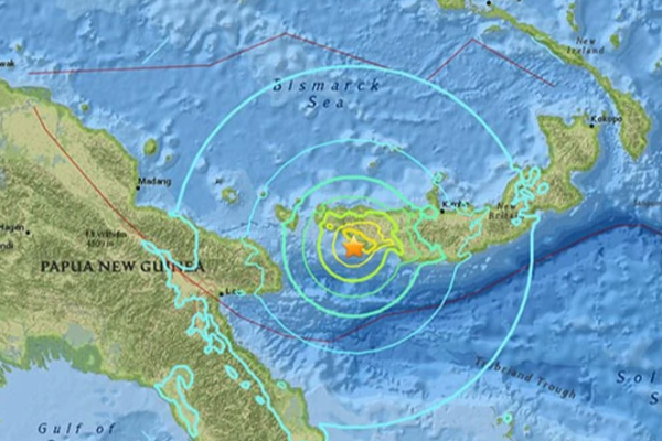 பப்புவா நியூ கினியாவில் 6.8 சக்திவாய்ந்த நிலநடுக்கம் | 6 8 Magnitude Earthquake Hits Papua New Guinea