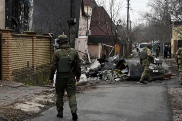 உக்ரைன் தலைநகரில் குண்டு மழை., வெளியான வீடியோ