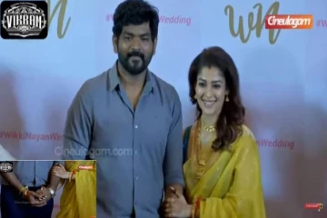 விக்னேஷ் சிவனின்  கைகளை இறுக்கி பிடித்துக்கொண்ட நயன்தாரா