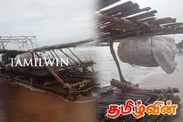 மட்டக்களப்பு வாகரை கடற்கரையில் ஆளில்லா இந்தோனேசியா நாட்டு படகு மீட்பு
