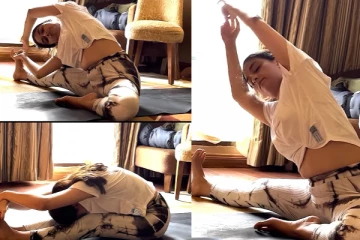 கீர்த்தி சுரேஷின் யோகா வீடியோ பார்த்து வியந்த ரசிகர்கள்! வைரல் வீடியோ