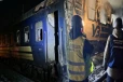 ரஷ்யா ட்ரோன் தாக்குதலால் தீப்பிடித்து எரிந்த ரயில், பலர் பலி ; உக்ரைனில் தொடரும் அவலம்