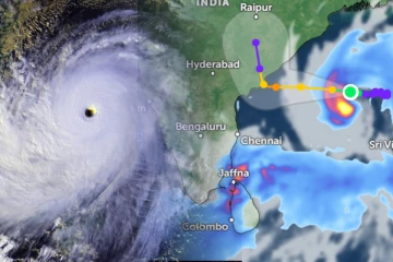 சூறாவளியாக மாறப்போகும் காற்றழுத்த மண்டலம்! இலங்கை தொடர்பில் வளிமண்டலவியல் திணைக்களத்தின் அறிவிப்பு