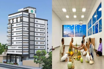 யாழ்ப்பாண பல்கலைக்கழக மருத்துவ பீட புதிய கட்டடத்திற்கான பூஜை(படங்கள்)