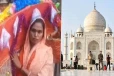 தாஜ்மஹால் மீது கங்கை நீரை தெளிக்க முயன்ற பெண்ணால் பரபரப்பு