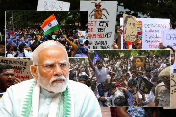 டெல்லியில் பெரும் பரபரப்பு! நாடாளுமன்றம் முற்றுகை - பிரதமர் மோடி அவசரமாக வெளியேற்றம்
