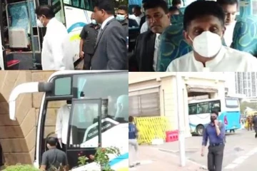 ஜனாதிபதி ரணிலைச் சந்திக்க பஸ்ஸில் சென்ற சஜித்! வைரலாகும் புகைப்படங்கள்