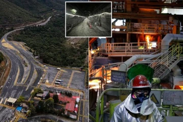 இடிந்து வீழ்ந்த உலகின் மிகப்பெரிய செப்புச் சுரங்கம்