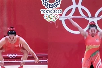 பளுதூக்குதல் பெண்கள் - வரலாற்றில் இந்தியாவுக்கு முதல் வெள்ளி பதக்கம்!