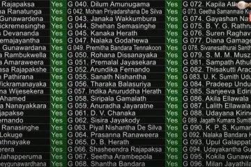 மின்சக்தி தொடர்பான திருத்தச்சட்டமூலம்  நிறைவேற்றம்! எதிர்க்கட்சியின் திருத்தம் நிராகரிப்பு