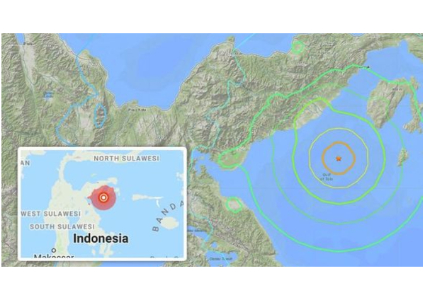 இந்தோனேஷியாவில் பயங்கர நிலநடுக்கம் - மக்கள் அலறி அடித்துக் கொண்டு ஓட்டம் - சுனாமி எச்சரிக்கை | World Indonesia Earthquake Tsunami Warning
