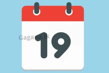 ලබන 19 වෙනිදා ගැන කලින්ම කළ දැනුම්දීම - එදාට මෙන්න මේ දේ වෙනවා..