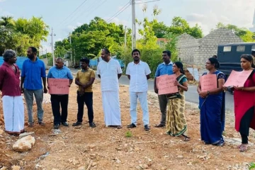 தையிட்டி சட்டவிரோத விகாரைக்கு எதிரான போராட்டம் ஆரம்பம் (Photos)