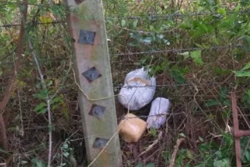 බන්ධනාගාරයක් අසල ආරක්ෂක කම්බි වැට පාමුල තිබී හමු වූ දේ.. (PHOTOS)