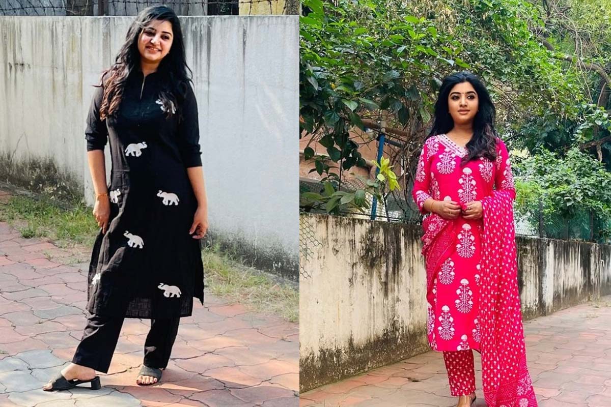 செம ஸ்டைலாக நடிகை மகாலட்சுமி வெளியிட்ட புகைப்படம் | Serial Actress Mahalakshmi Recent Photos Viral