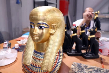 අභිරහස් ඊජිප්තු නිර්මාණ කෘතිමව හදන කර්මාන්තශාලාවක්(PHOTOS) (VIDEO)