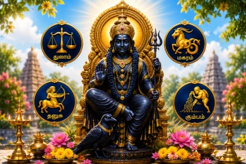 இந்த ராசிகளுக்கு சனி அள்ளி கொடுத்துக்கொண்டே இருப்பாராம்! யார் அந்த ராசிகள்?