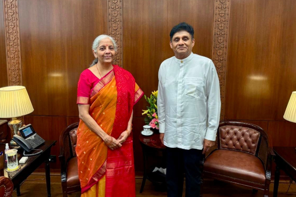 இலங்கை ஒரு ஆசிர்வதிக்கப்பட்ட நாடு: சஜித்திடம் கூறிய இந்திய நிதி அமைச்சர் | Sri Lanka Is A Blessed Country Nirmala Seetharaman இலங்கை ஒரு ஆசிர்வதிக்கப்பட்ட நாடு: சஜித்திடம் கூறிய இந்திய நிதி அமைச்சர் | Sri Lanka Is A Blessed Country Nirmala Seetharaman
