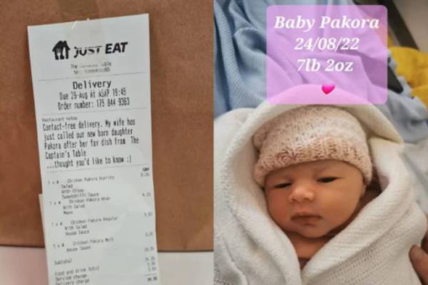 பிறந்த குழந்தைக்கு பகோடா என பெயர் வைத்த பெற்றோர்கள் - அதிர வைத்த காரணம்! | Uk Parents Name Child After Indian Dish Pakora