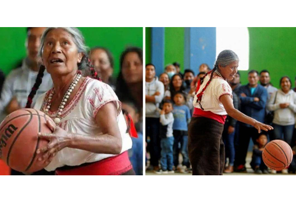 71 வயதில் கூடைப்பந்து விளையாடி இளைஞர்களை திணற வைத்த பாட்டி - ட்ரெண்டிங் வீடியோ! | 71 Year Old Granny Plays Basketbal Viral Video