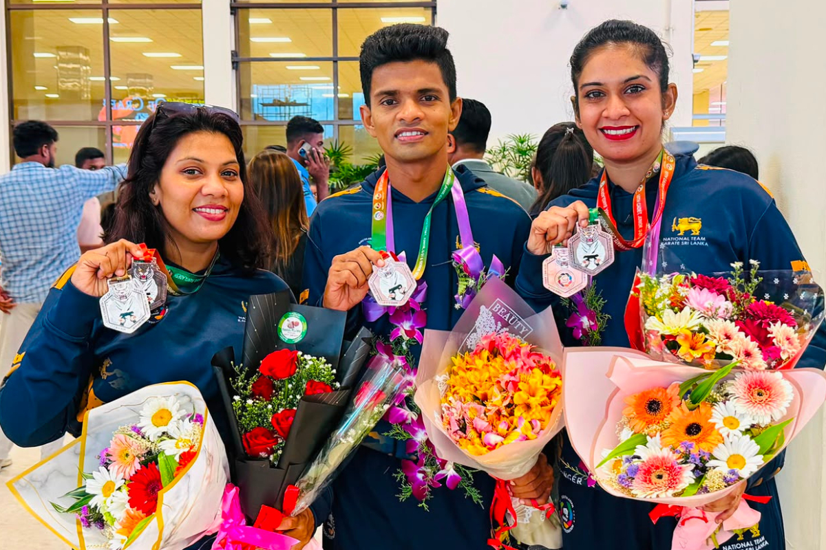 தெற்காசிய கராத்தே போட்டியில் இலங்கை கடற்படையினருக்கு 5 பதக்கங்கள் | Sri Lanka Navy Wins 5 Medals At South Asian Karate தெற்காசிய கராத்தே போட்டியில் இலங்கை கடற்படையினருக்கு 5 பதக்கங்கள் | Sri Lanka Navy Wins 5 Medals At South Asian Karate
