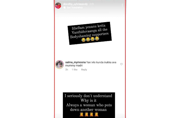 அவ என் குழந்தை டா... சாண்டியின் மகளை கேலி செய்வதருக்கு மனைவி கொடுத்த பதிலடி! | Sandy Wife Sylvia Viral News About Her Fans