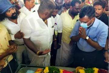 தமிழ்க்கடல் நெல்லை கண்ணன் உடல் தகனம்