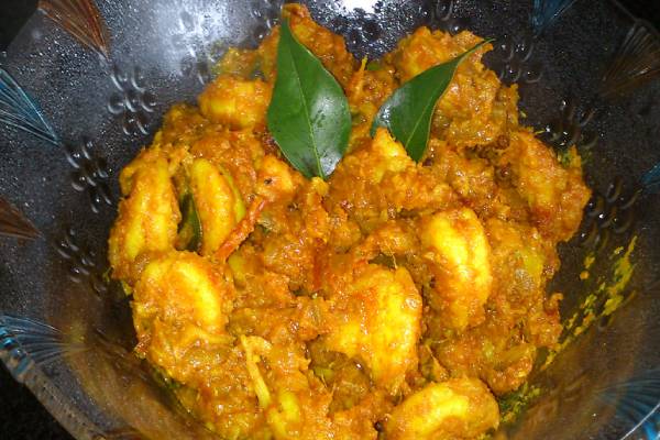காரம் கொஞ்சம் தூக்கலாக இறால் தொக்கு செய்வது எப்படி? | Eral Thokku Recipe In Tamil