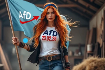 ஜேர்மன் தேர்தலில் புலம்பெயர்தல் எதிர்ப்புக் கட்சிகளுக்காக பிரச்சாரம் செய்யும் அழகிய இளம்பெண்கள்