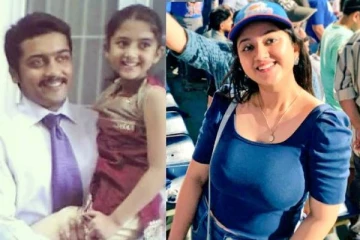 இந்த வேலை பார்த்துக்கொண்டே கிளாமர் போஸ்!! சூர்யா - ஜோதிகா ரீல் மகளின் நியூ லுக்..