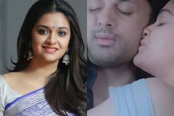 ஒருவேல அதுவா இருக்குமோ! அக்கடதேசத்து நடிகருடன் நெருக்கமான காட்சியில் கீர்த்தி சுரேஷ்!