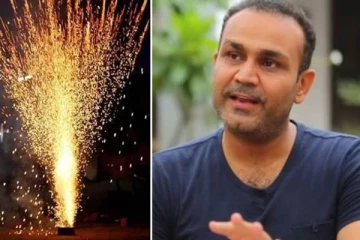 பாகிஸ்தானின் வெற்றியை கொண்டாடும் வகையில் இந்தியாவில் பட்டாசுகள் வெடிப்பு! சேவாக் காட்டம்