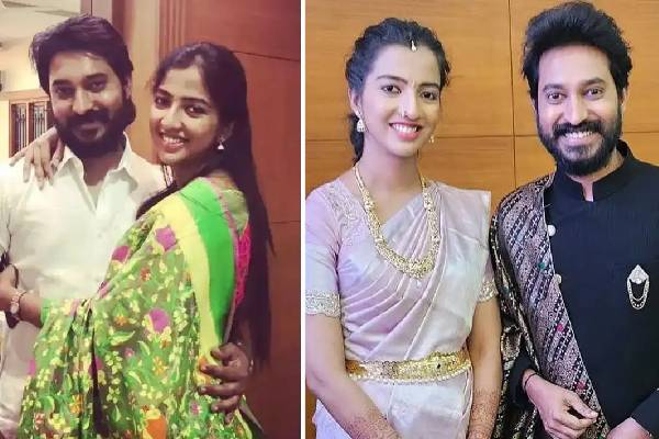 madhampatty rangaraj with wife shruthi madhampatty rangaraj with wife shruthi